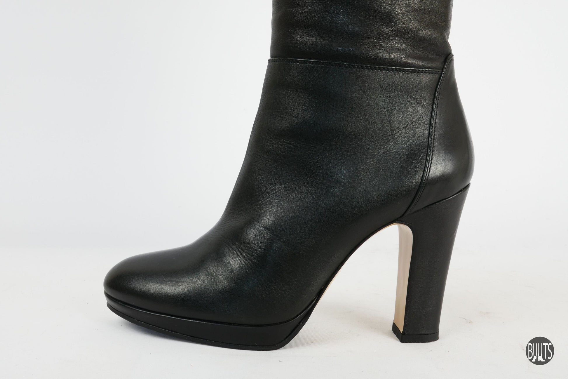 BUUTS Max Mara Stiefel Leder schwarz 221025-13