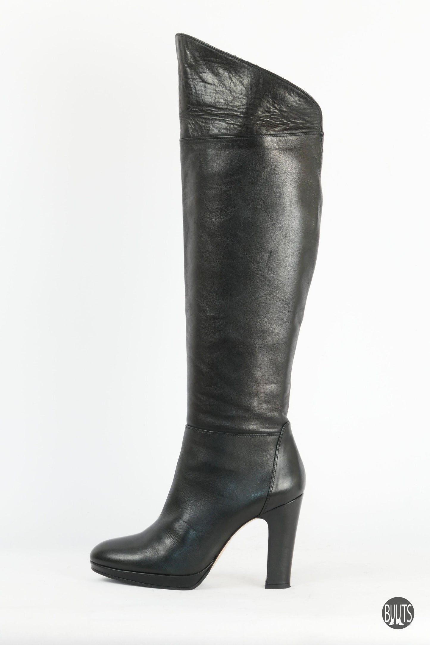 BUUTS Max Mara Stiefel Leder schwarz 221025-1