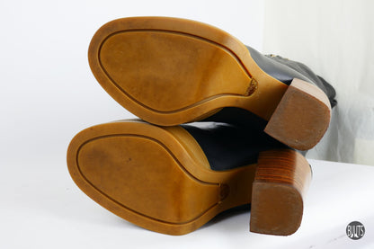 BUUTS Chloé Overknees Leder schwarz 221026-12