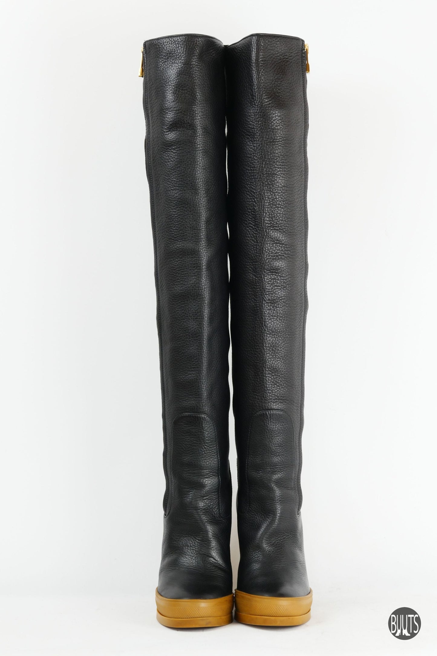 BUUTS Chloé Overknees Leder schwarz 221026-5