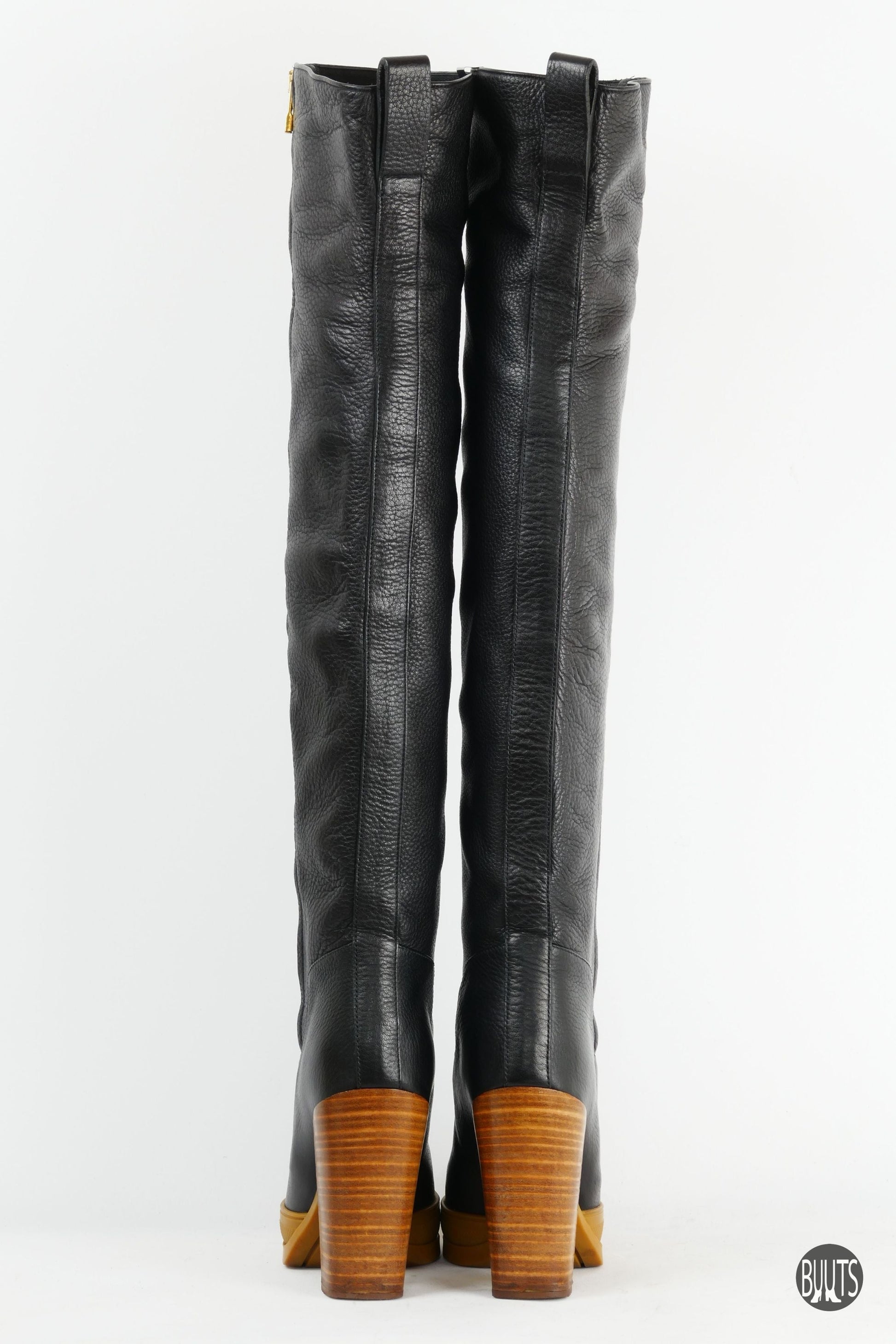 BUUTS Chloé Overknees Leder schwarz 221026-6