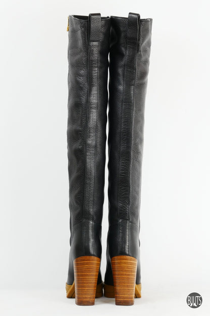 BUUTS Chloé Overknees Leder schwarz 221026-6