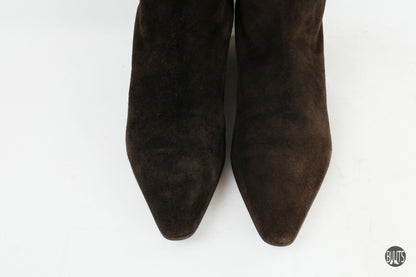 BUUTS Unützer Overknees Wildleder dunkelbraun 221034-8