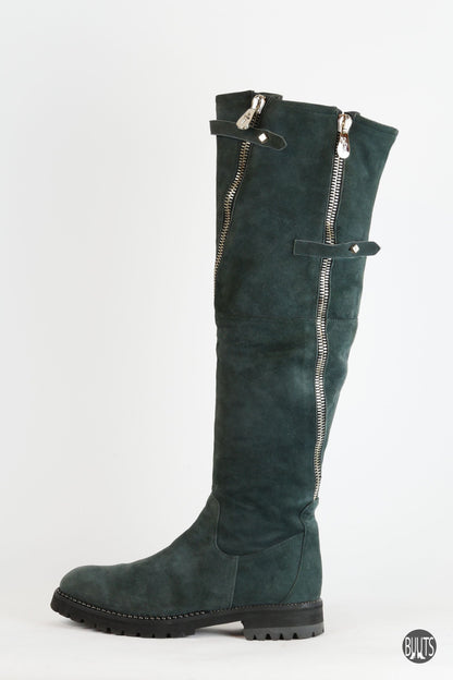 BUUTS Cesare Paciotti Stiefel Wildleder grau 221041-1