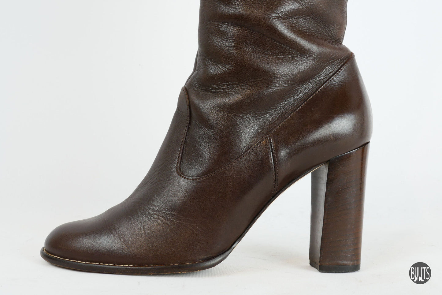 BUUTS Philosophy Di Alberta Ferretti Hohe Stiefel Leder dunkelbraun 221043-9