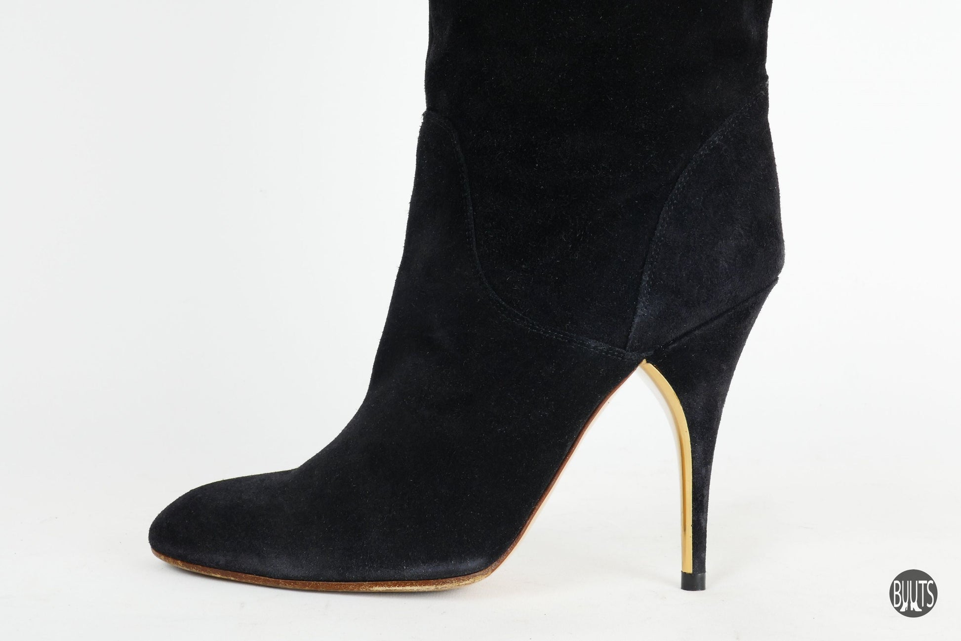 BUUTS Chloé Overknees Wildleder schwarz 221049-10