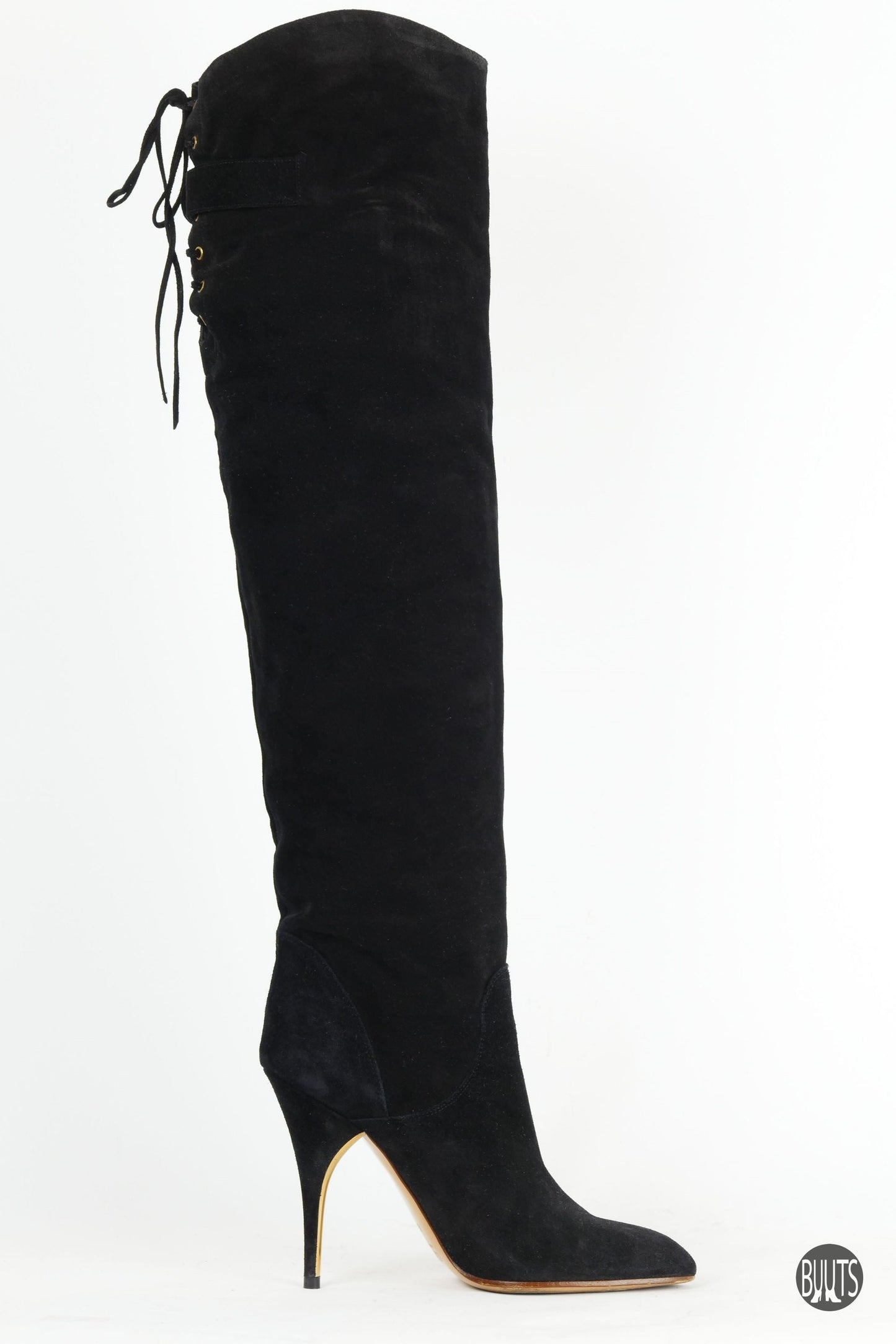 BUUTS Chloé Overknees Wildleder schwarz 221049-3