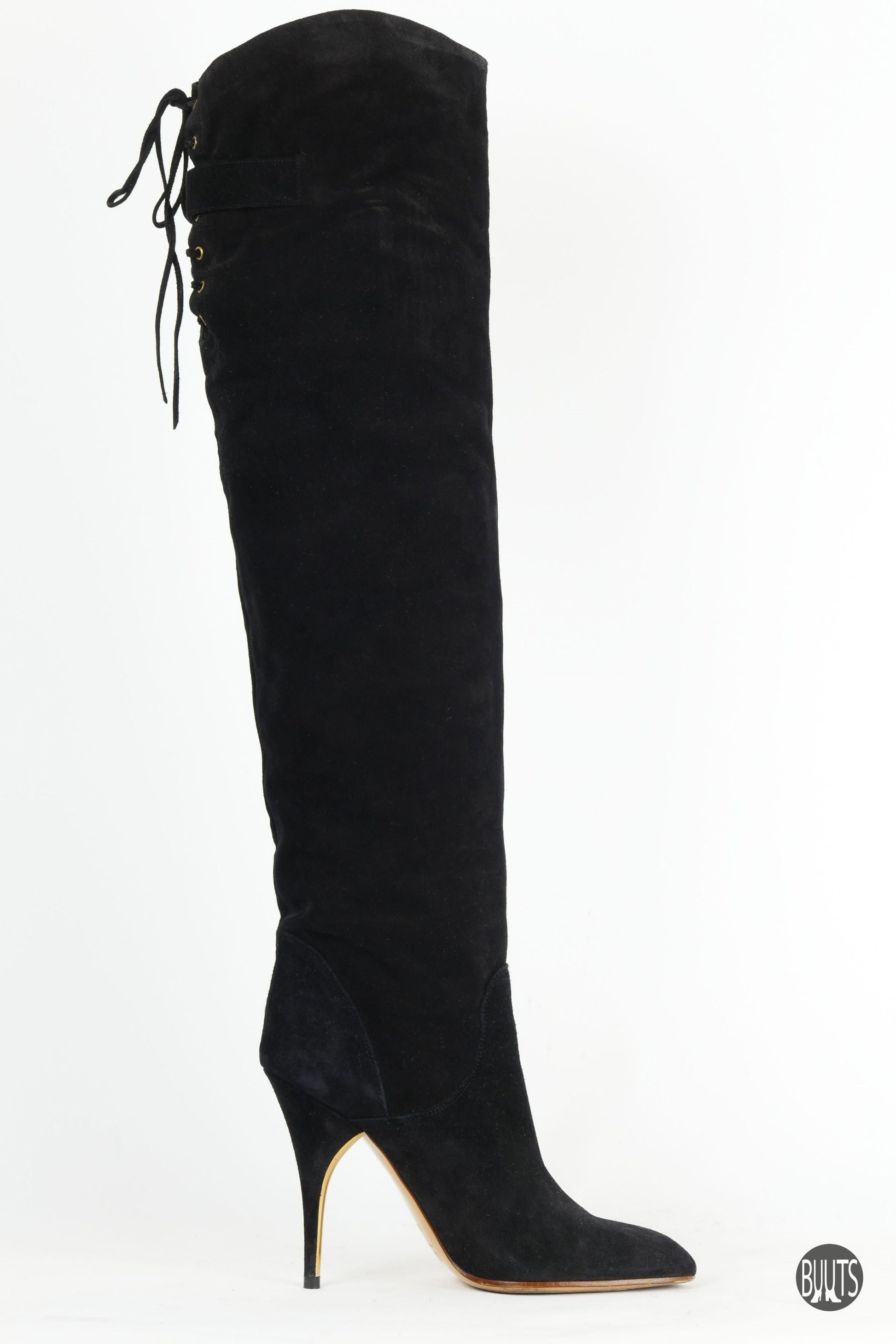 BUUTS Chloé Overknees Wildleder schwarz 221049-3