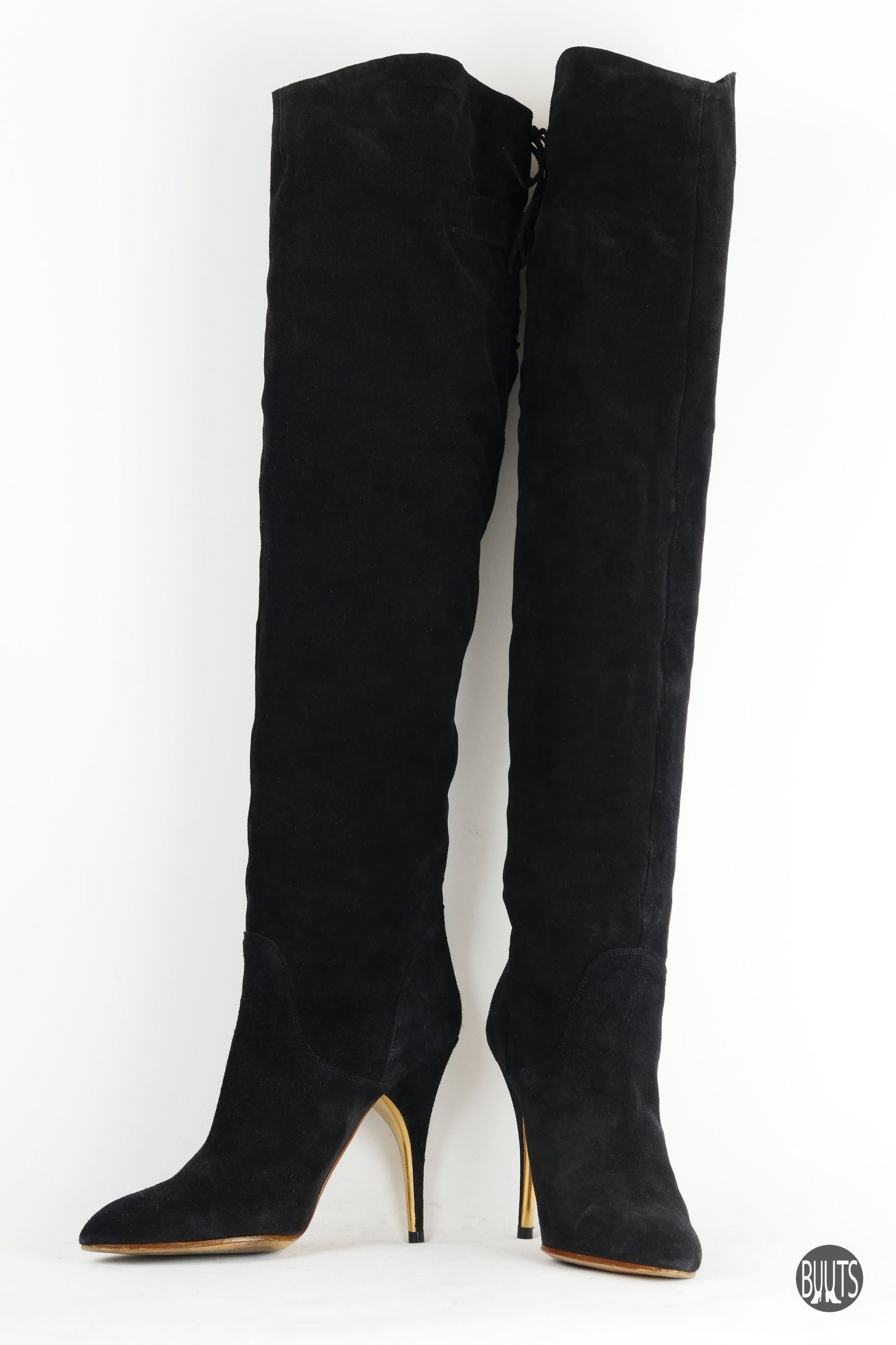 BUUTS Chloé Overknees Wildleder schwarz 221049-4