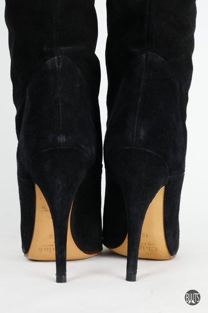 BUUTS Chloé Overknees Wildleder schwarz 221049-7