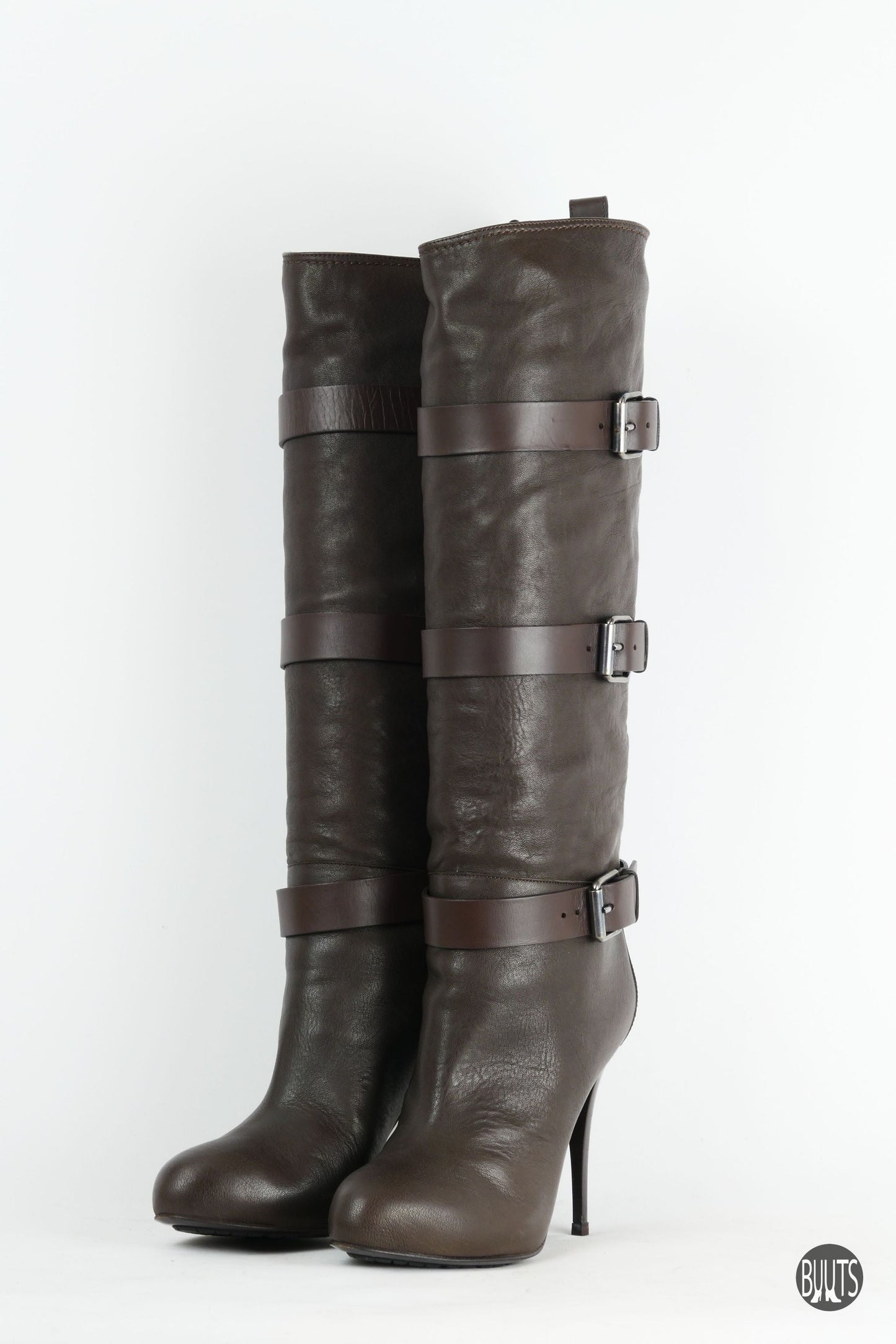 BUUTS Giuseppe Zanotti Stiefel Leder dunkelbraun 221050-2