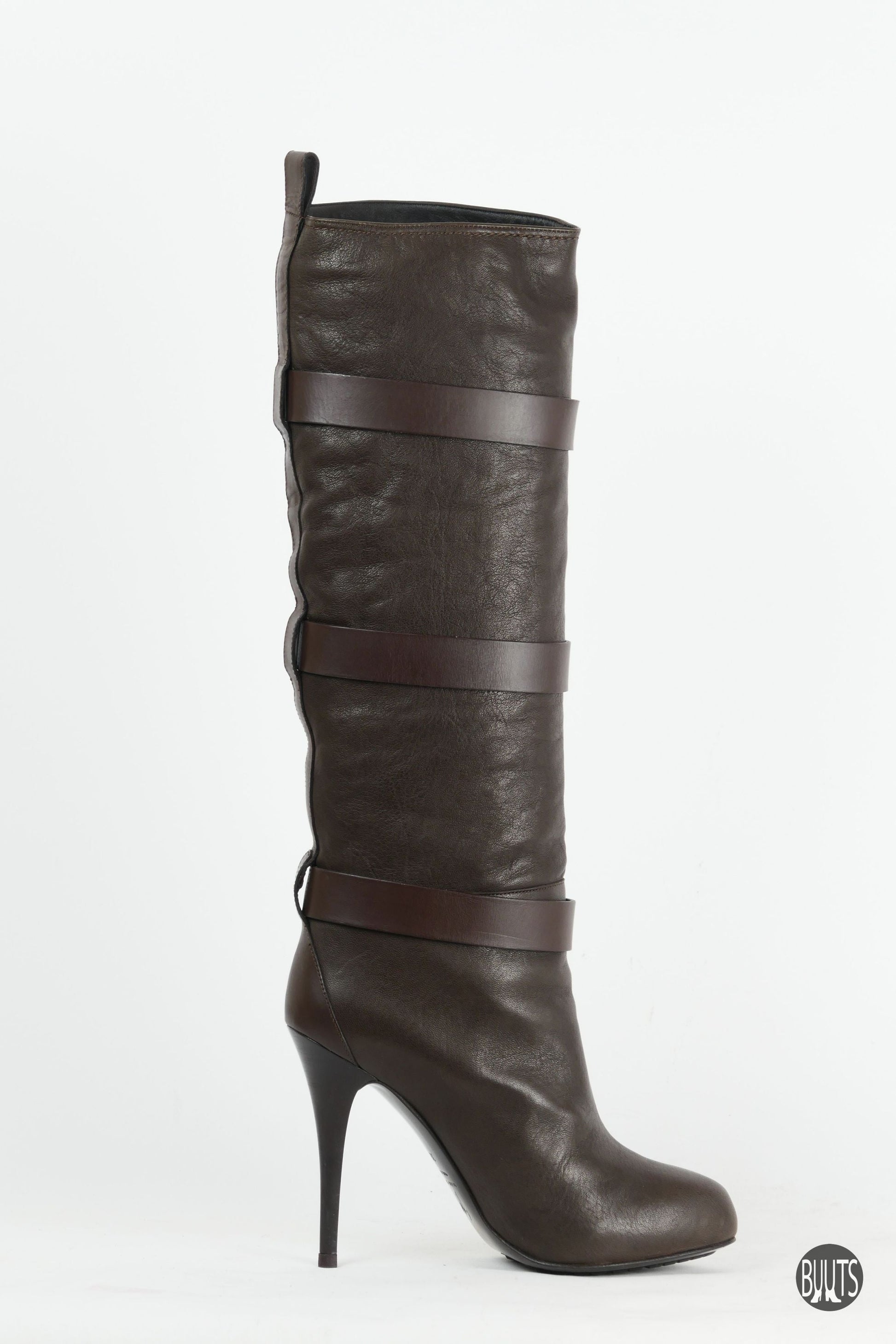 BUUTS Giuseppe Zanotti Stiefel Leder dunkelbraun 221050-3