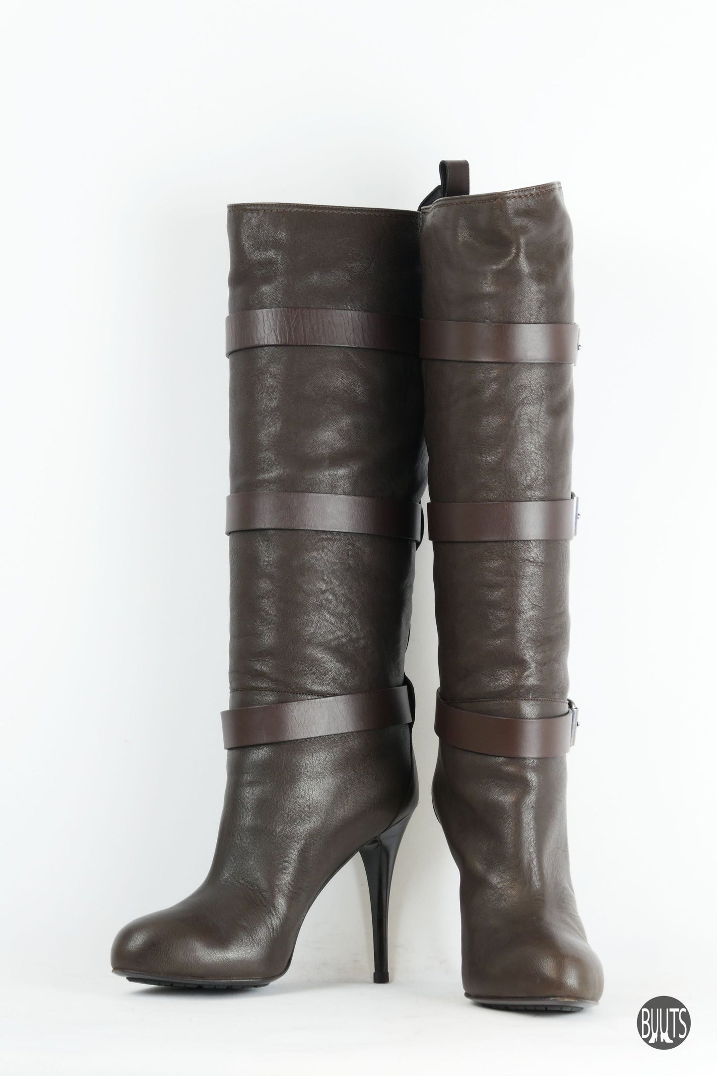 BUUTS Giuseppe Zanotti Stiefel Leder dunkelbraun 221050-4