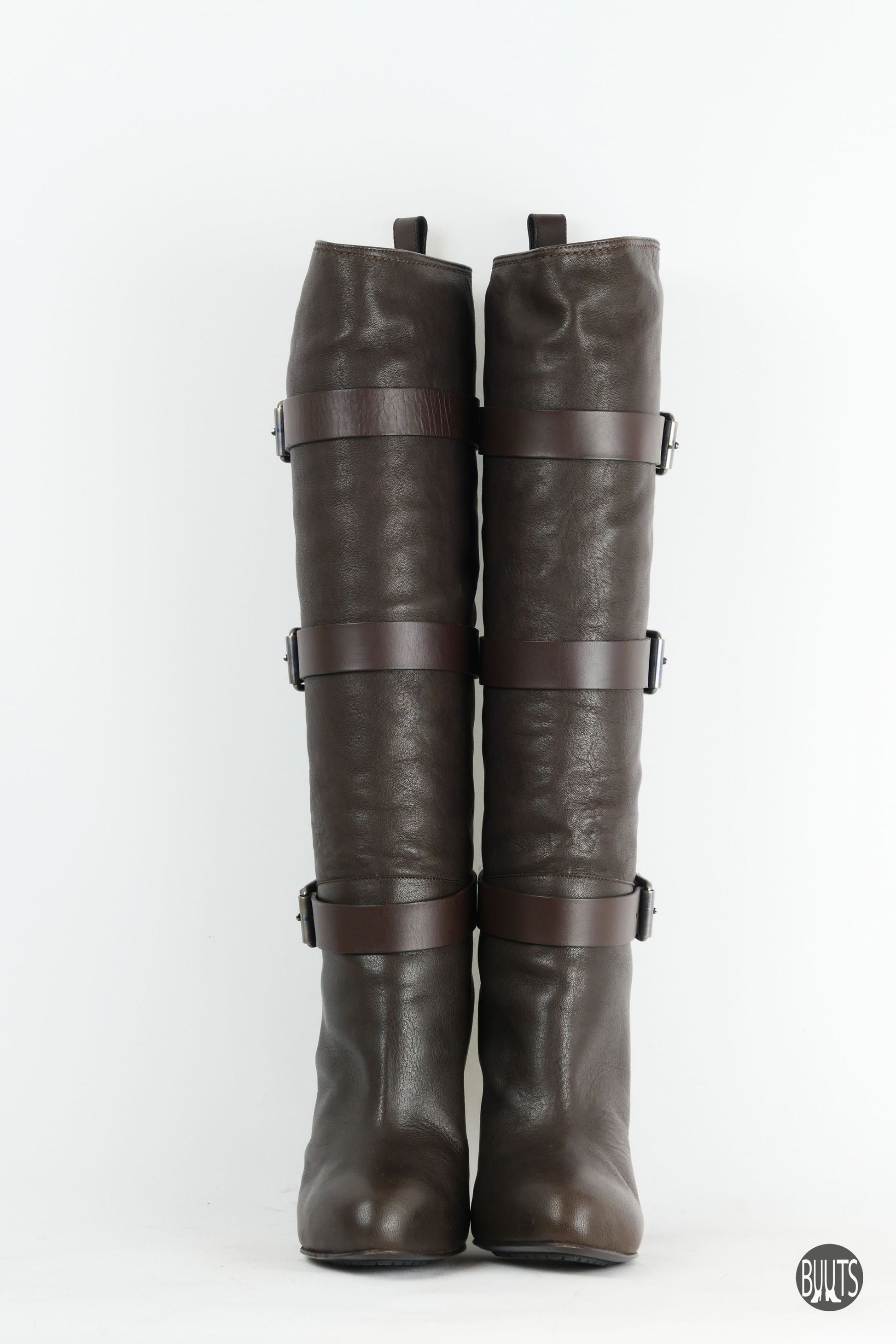 BUUTS Giuseppe Zanotti Stiefel Leder dunkelbraun 221050-5