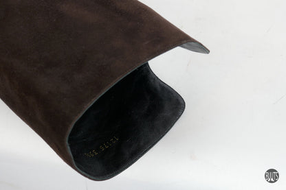 BUUTS Dolce&Gabbana Hohe Stiefel Wildleder dunkelbraun 221055-10