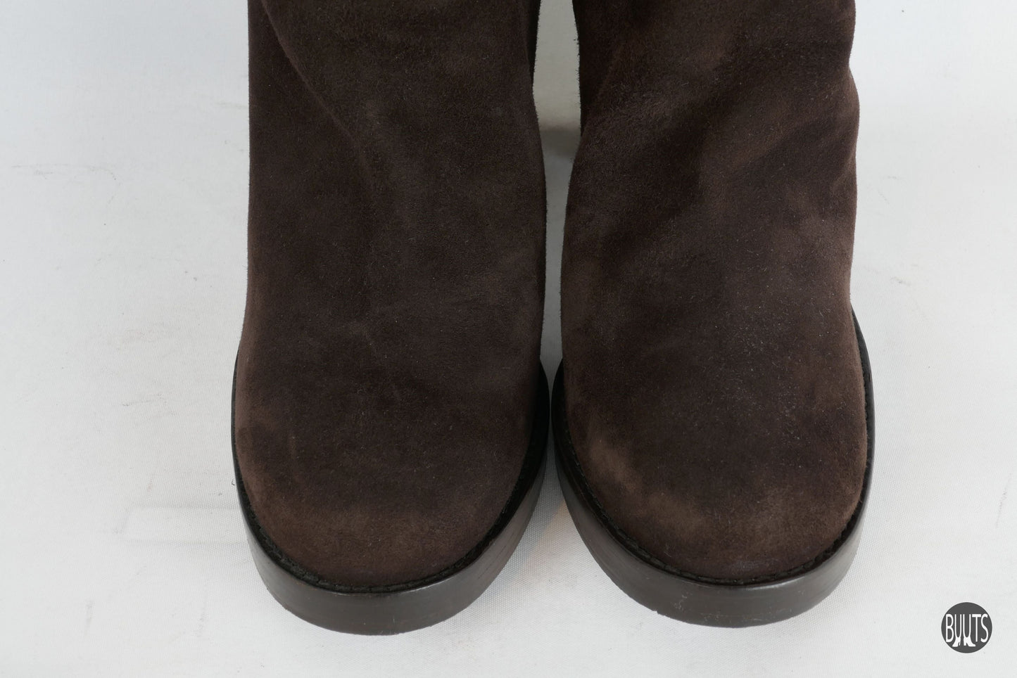 BUUTS Dolce&Gabbana Hohe Stiefel Wildleder dunkelbraun 221055-8