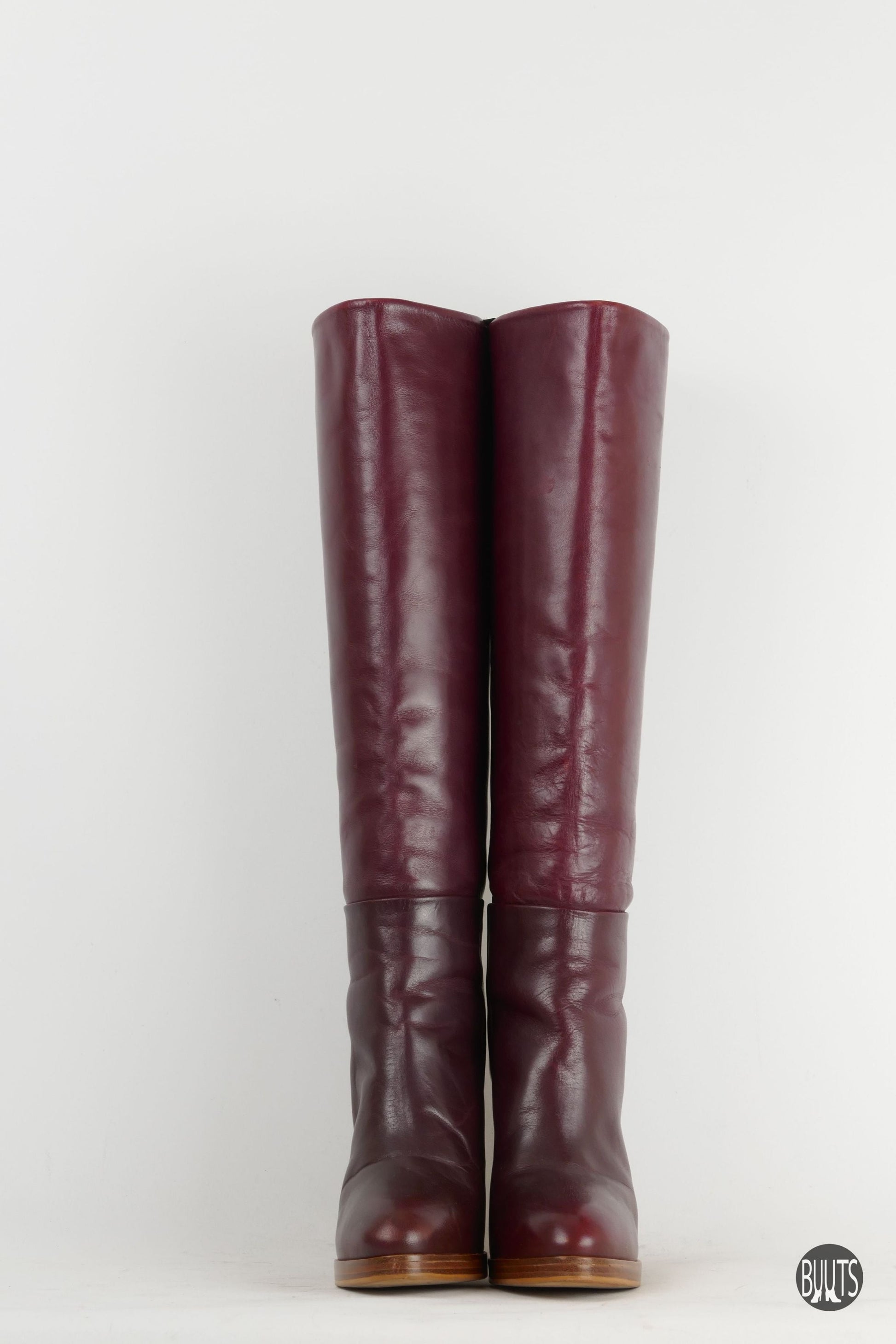 Stiefel Leder bordeaux – BUUTS