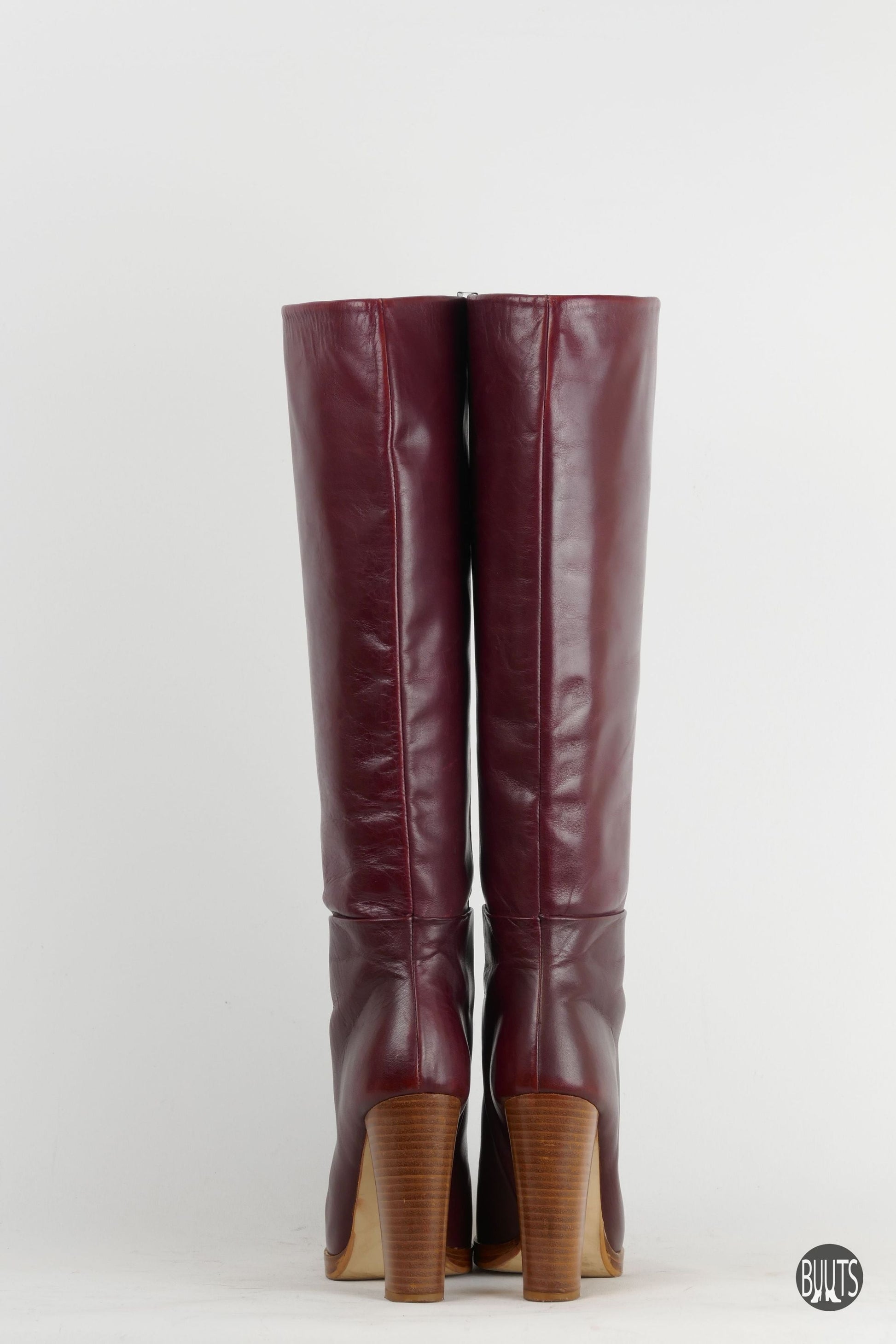 Stiefel Leder bordeaux – BUUTS