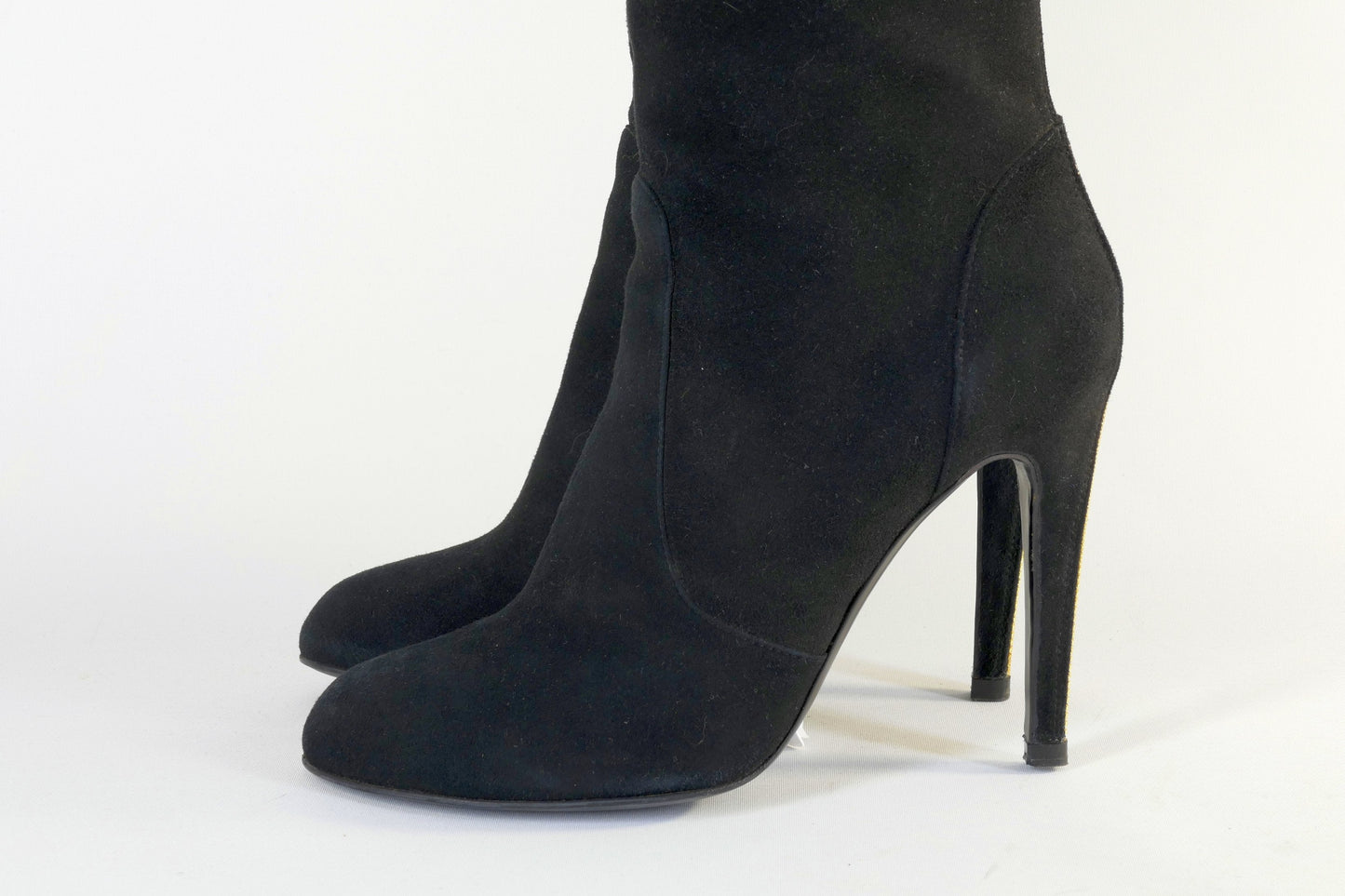 BUUTS Sergio Rossi Hohe Stiefel Leder schwarz 222027-10