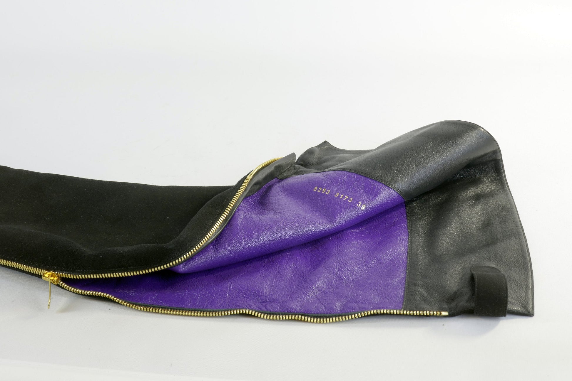 BUUTS Sergio Rossi Hohe Stiefel Leder schwarz 222027-12
