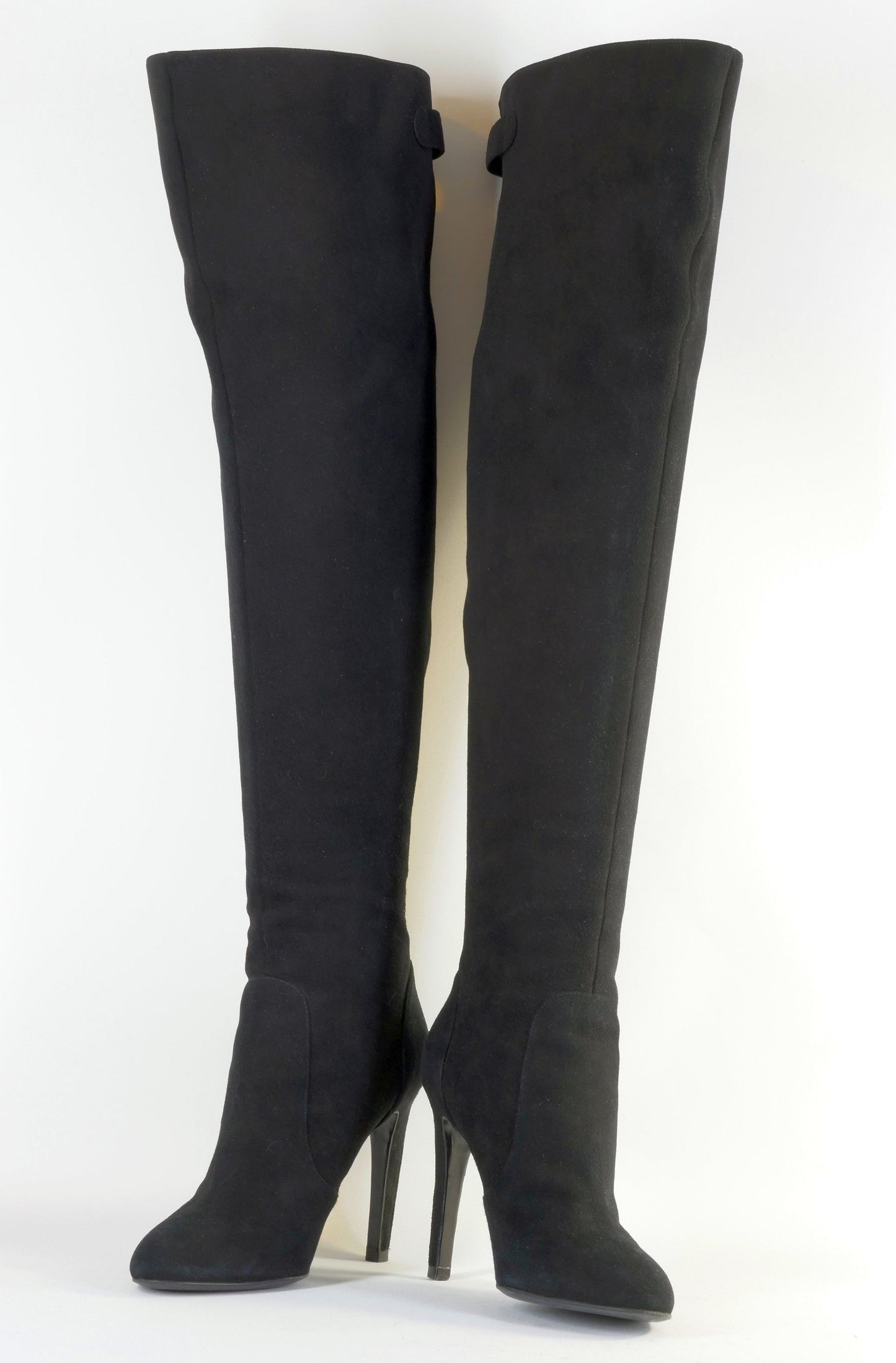 BUUTS Sergio Rossi Hohe Stiefel Leder schwarz 222027-3