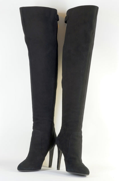 BUUTS Sergio Rossi Hohe Stiefel Leder schwarz 222027-3