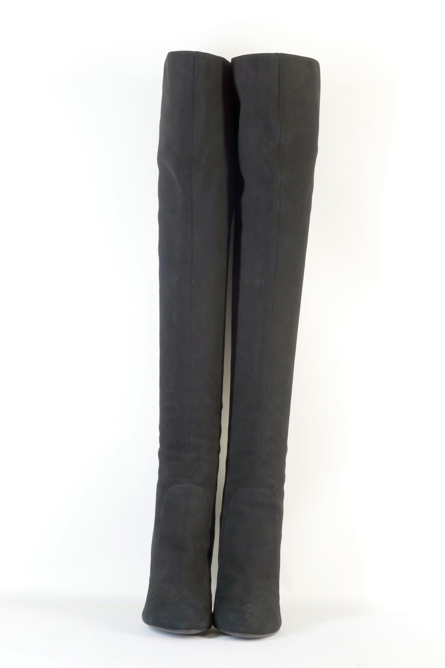 BUUTS Sergio Rossi Hohe Stiefel Leder schwarz 222027-5