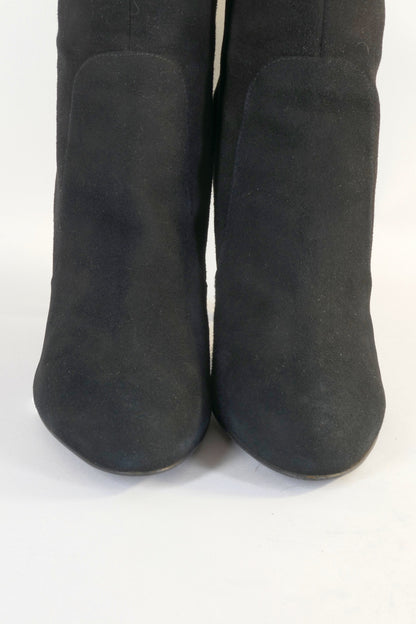 BUUTS Sergio Rossi Hohe Stiefel Leder schwarz 222027-9