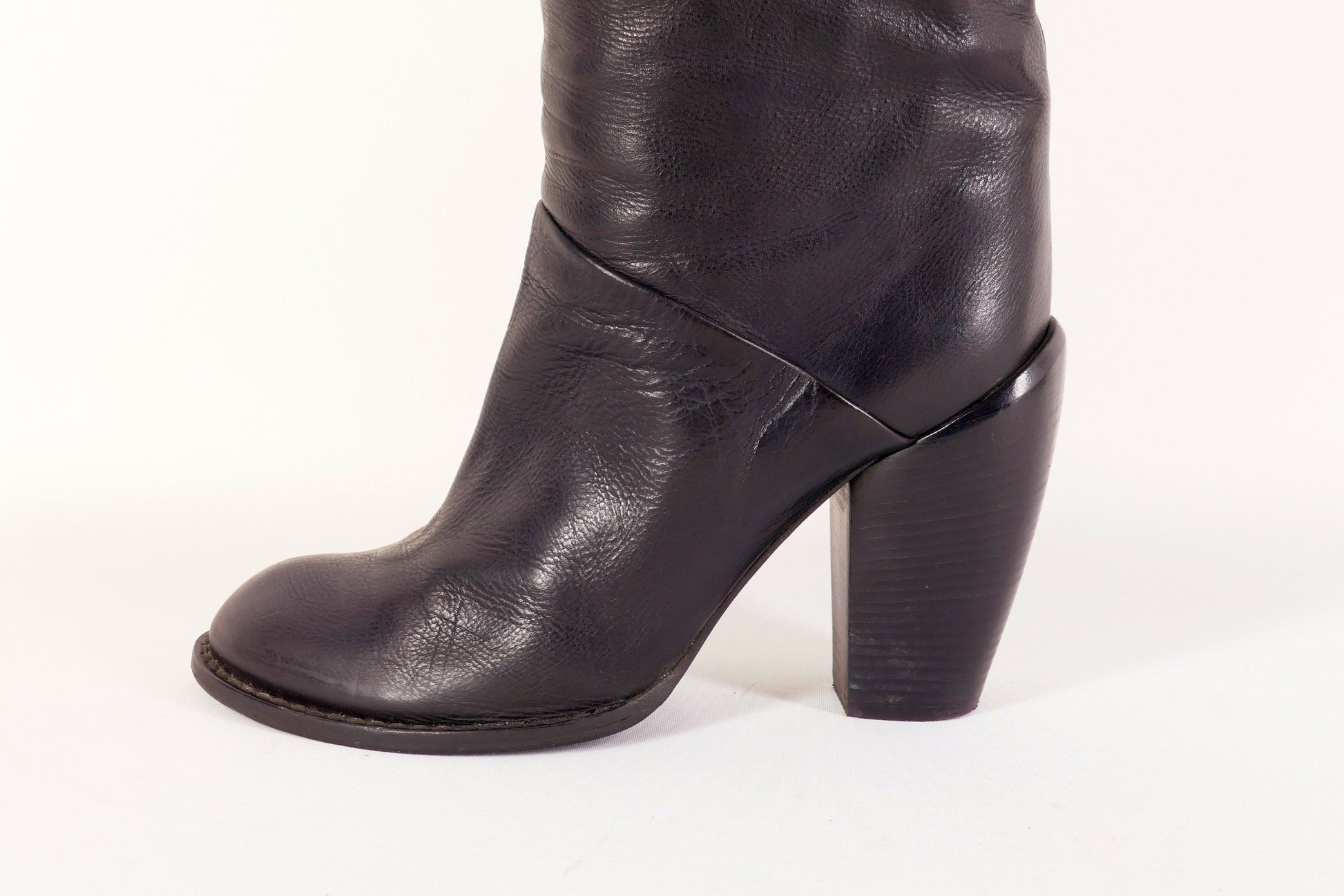 BUUTS Baldinini Hohe Stiefel Leder schwarz 222031-10