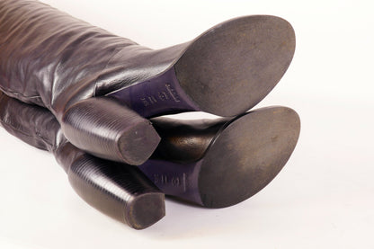 BUUTS Baldinini Hohe Stiefel Leder schwarz 222031-11