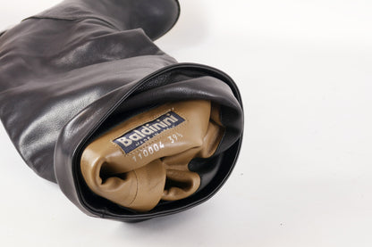 BUUTS Baldinini Hohe Stiefel Leder schwarz 222031-12