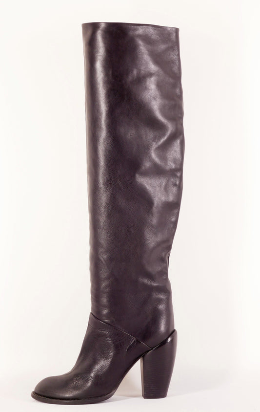 BUUTS Baldinini Hohe Stiefel Leder schwarz 222031-1