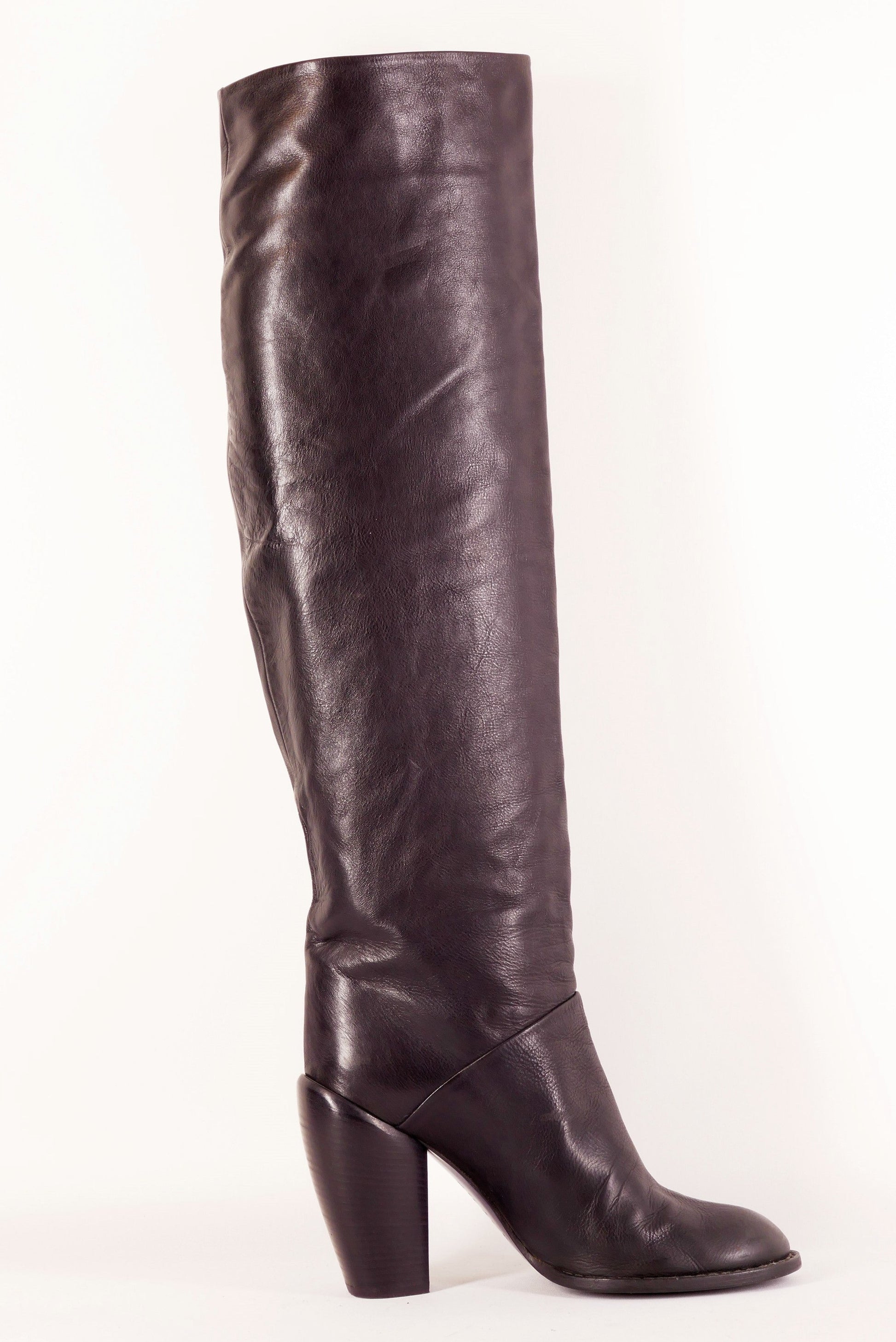 BUUTS Baldinini Hohe Stiefel Leder schwarz 222031-3