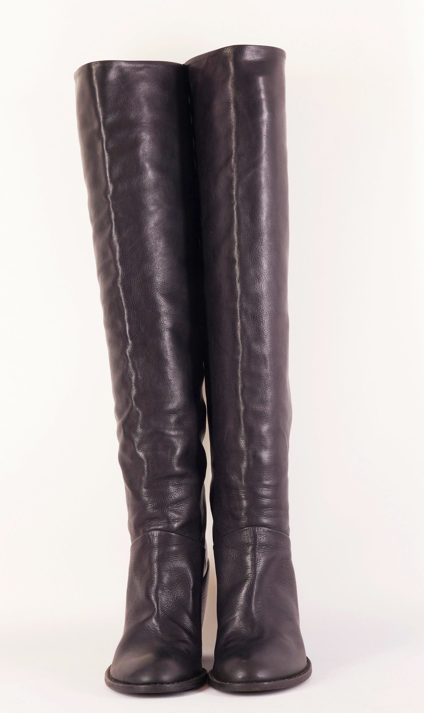 BUUTS Baldinini Hohe Stiefel Leder schwarz 222031-6