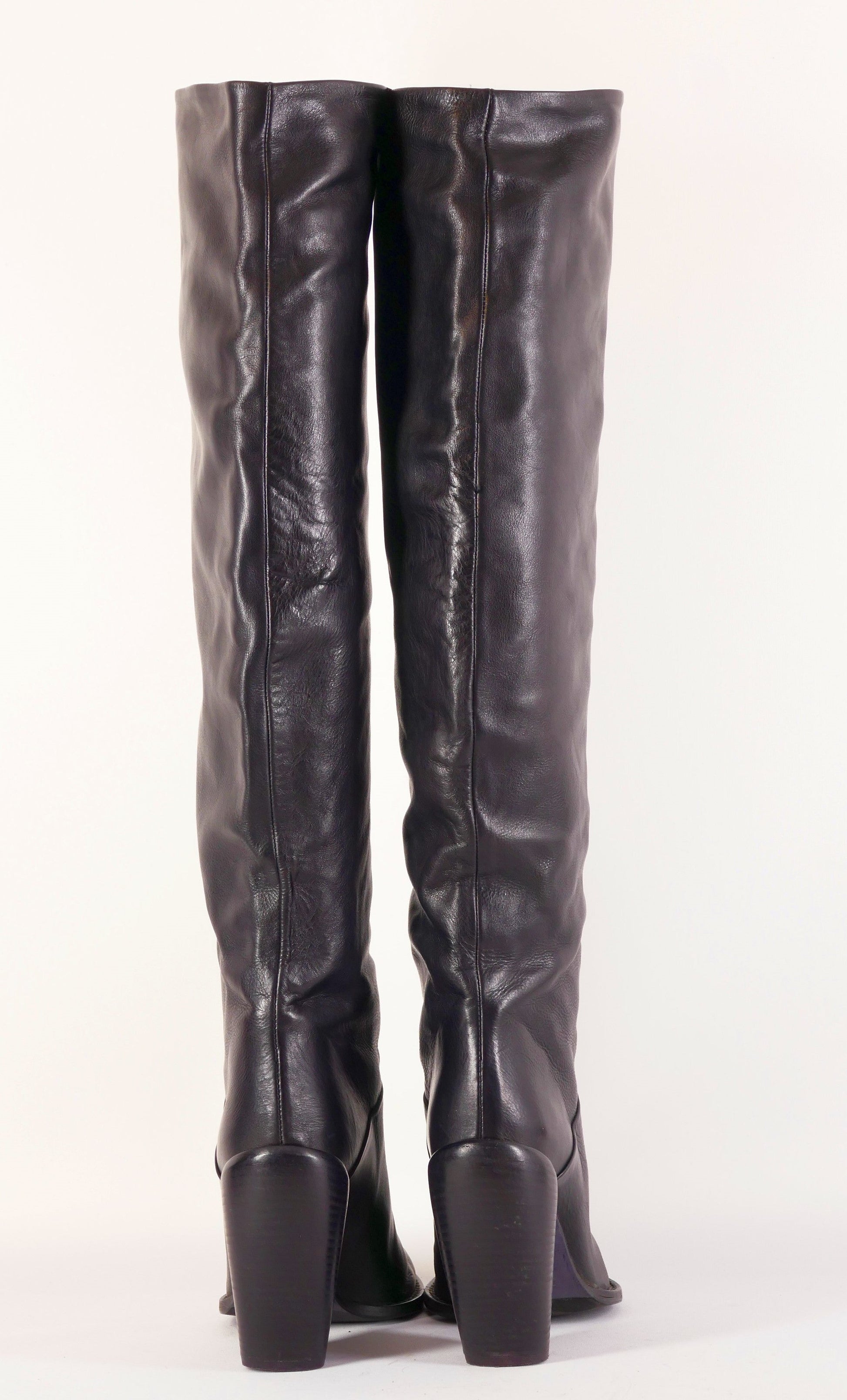 BUUTS Baldinini Hohe Stiefel Leder schwarz 222031-7