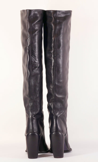 BUUTS Baldinini Hohe Stiefel Leder schwarz 222031-7