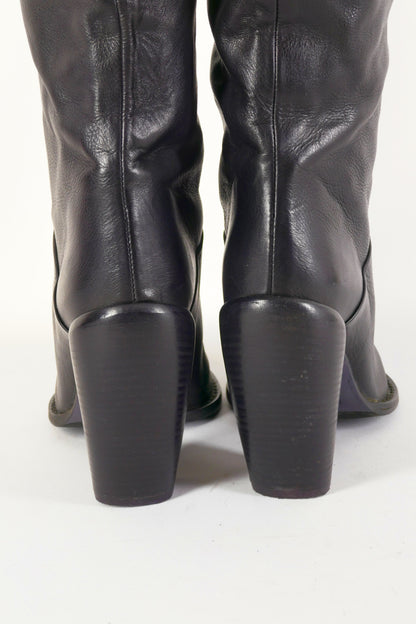 BUUTS Baldinini Hohe Stiefel Leder schwarz 222031-8