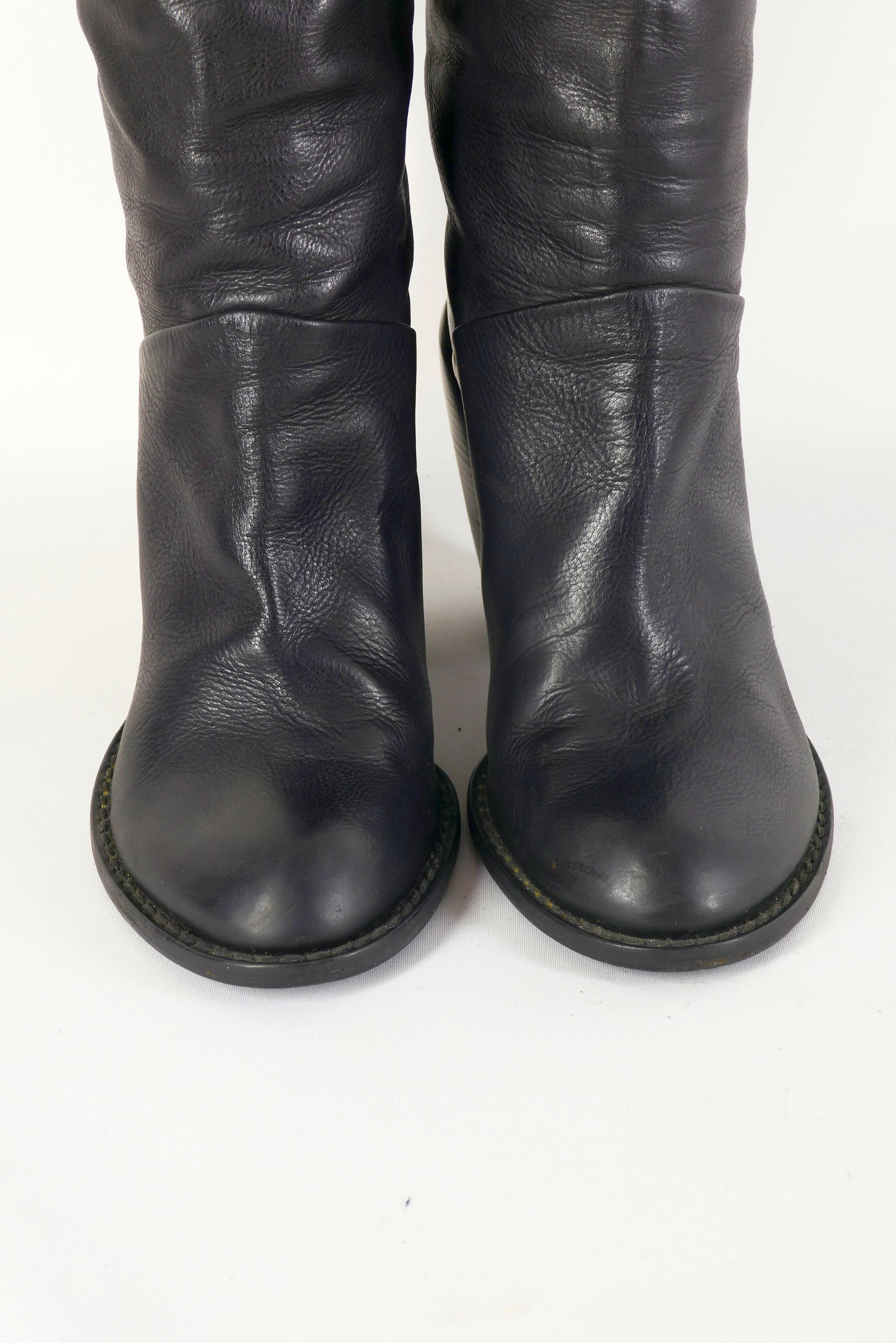 BUUTS Baldinini Hohe Stiefel Leder schwarz 222031-9
