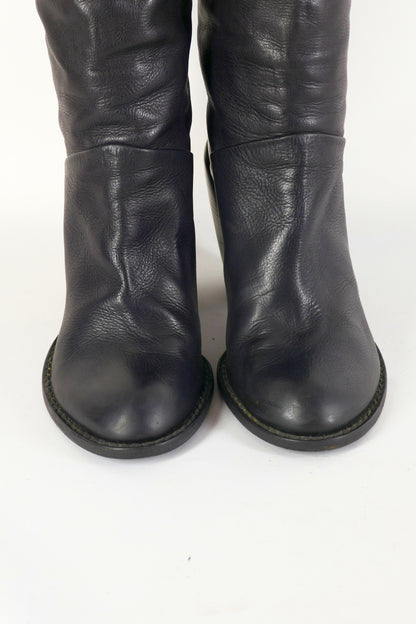 BUUTS Baldinini Hohe Stiefel Leder schwarz 222031-9