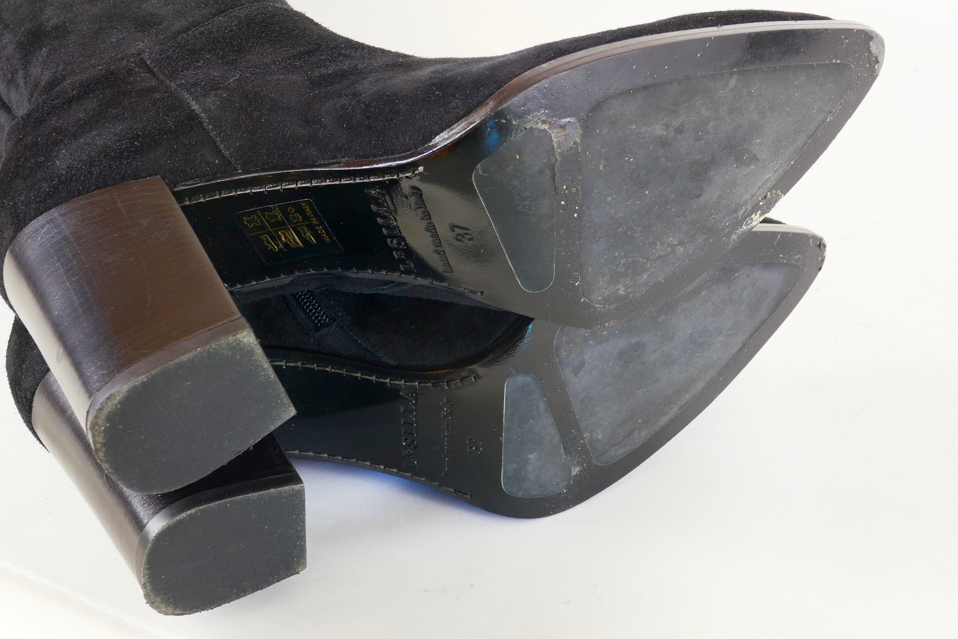 BUUTS Le Silla Overknees Wildleder schwarz 222033-10