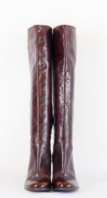 BUUTS Enrico Antiniori Vintage-Stiefel Leder bordeaux 222034-6