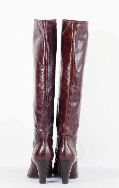 BUUTS Enrico Antiniori Vintage-Stiefel Leder bordeaux 222034-7