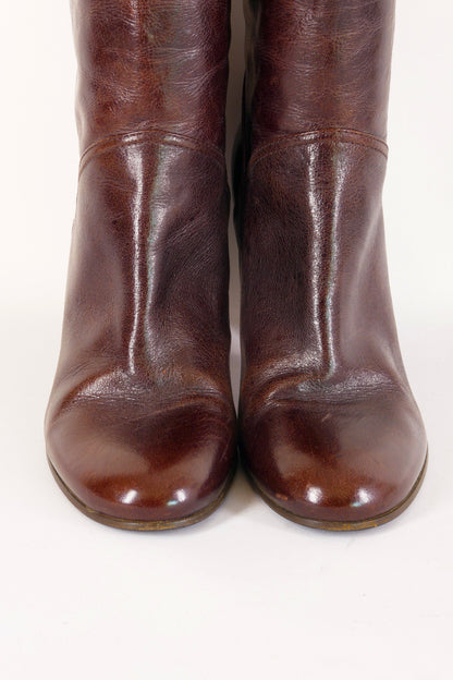 BUUTS Enrico Antiniori Vintage-Stiefel Leder bordeaux 222034-9