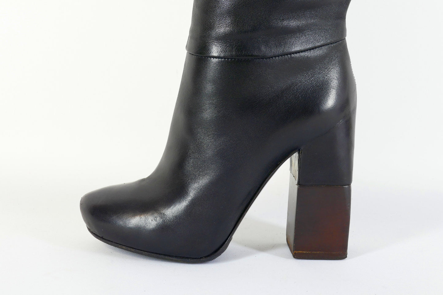 BUUTS Lanvin Overknees Leder schwarz 222036-11