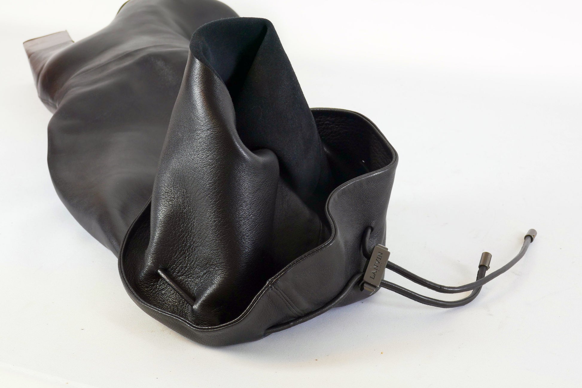 BUUTS Lanvin Overknees Leder schwarz 222036-13