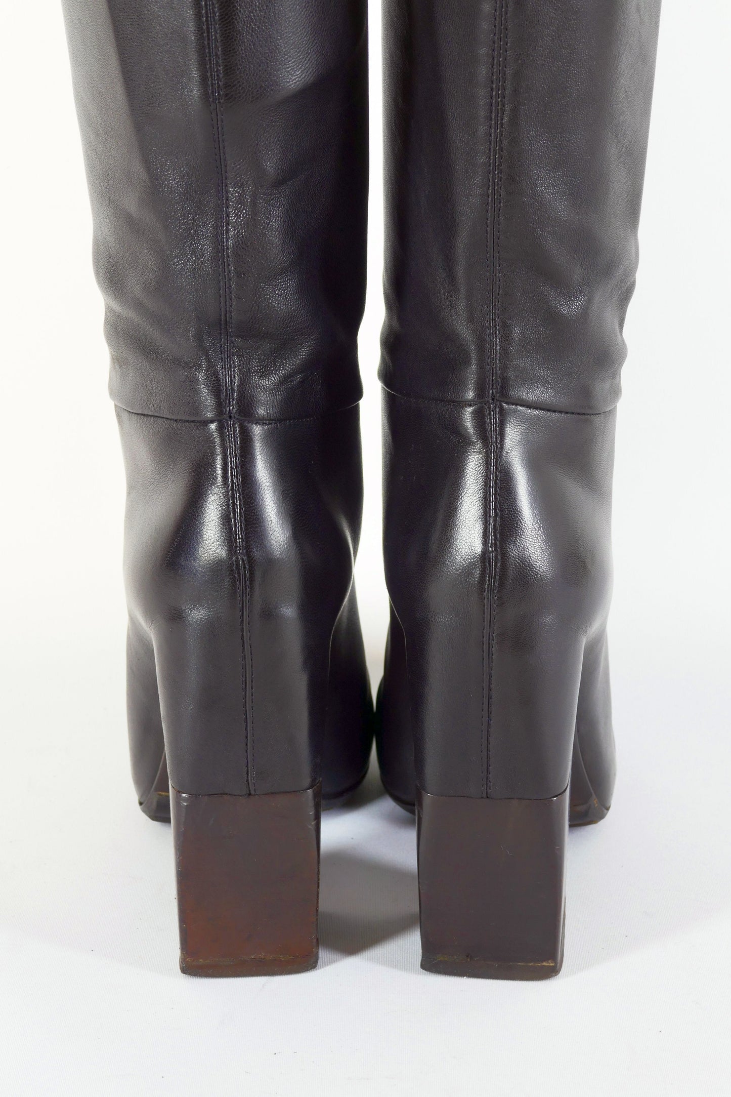 BUUTS Lanvin Overknees Leder schwarz 222036-8