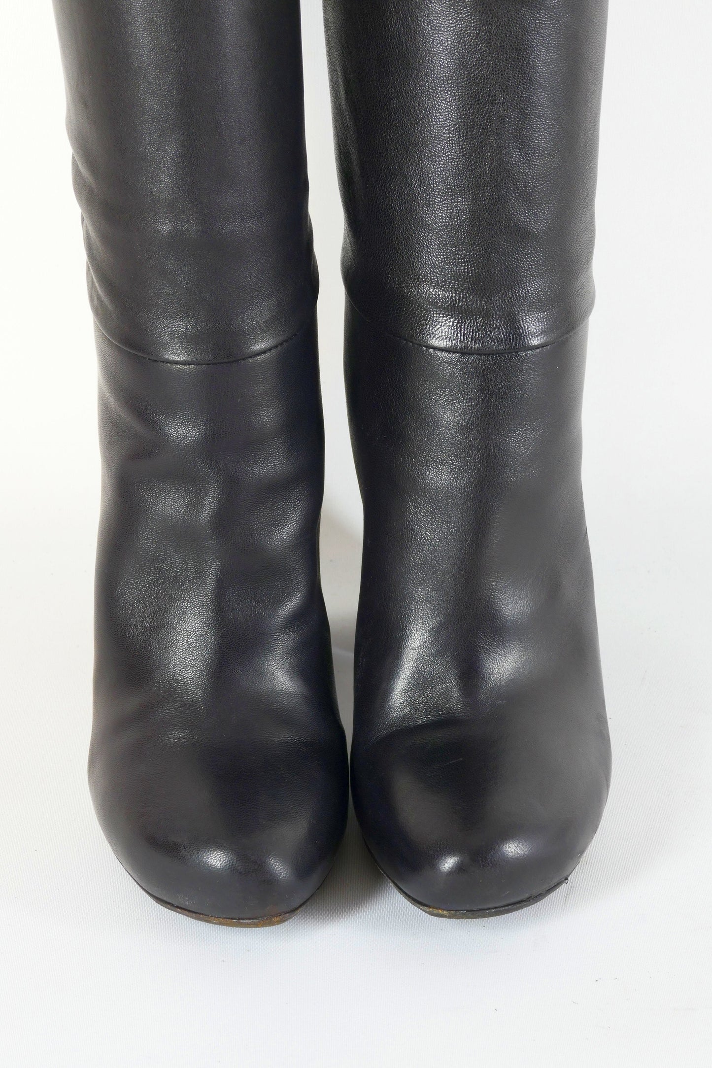 BUUTS Lanvin Overknees Leder schwarz 222036-9