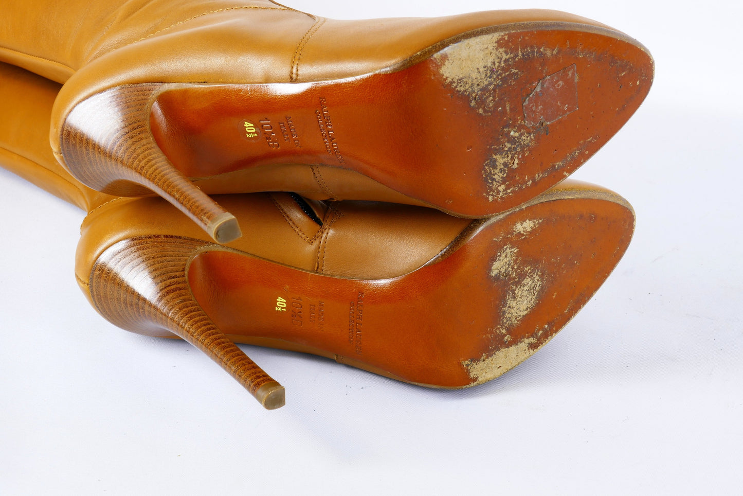 BUUTS Ralph Lauren Collection Stiefel Leder cognac 222037-10