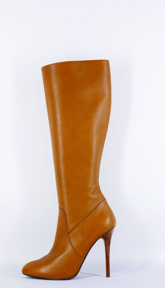 BUUTS Ralph Lauren Collection Stiefel Leder cognac 222037-1