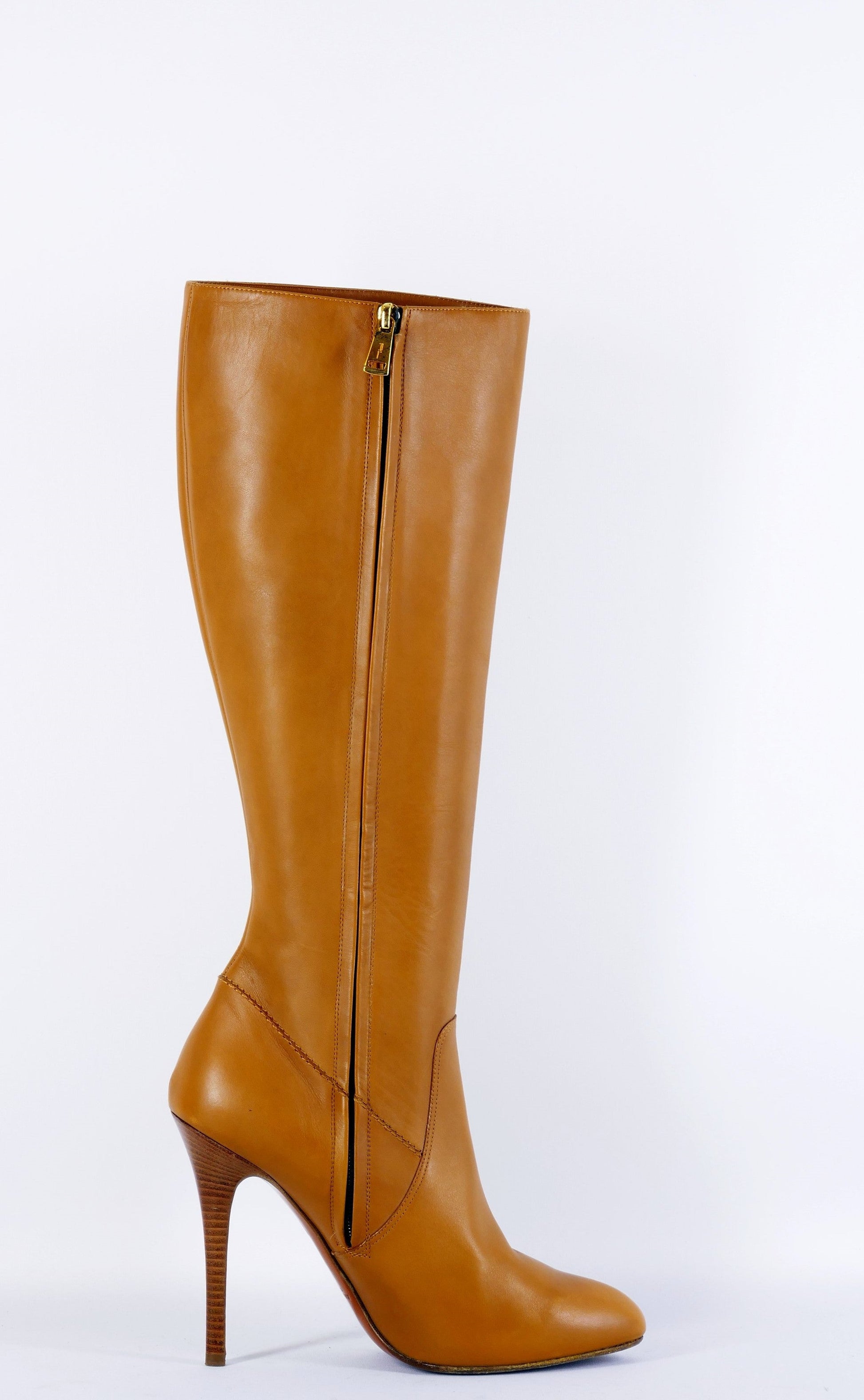 BUUTS Ralph Lauren Collection Stiefel Leder cognac 222037-3